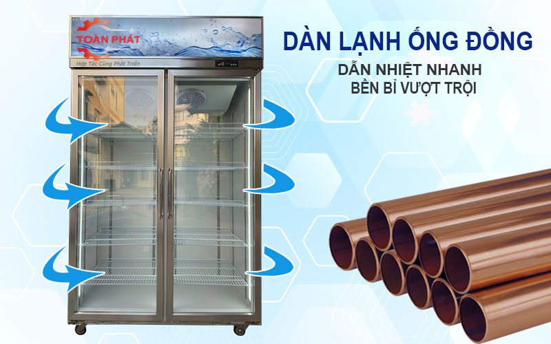 tủ mát trưng bày bảo quản hoa tươi