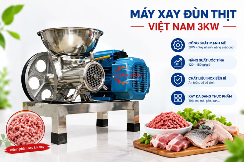 máy xay đùn thịt
