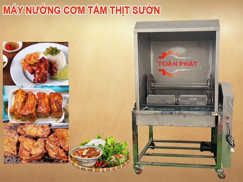 Máy nướng thịt sườn cơm tấm