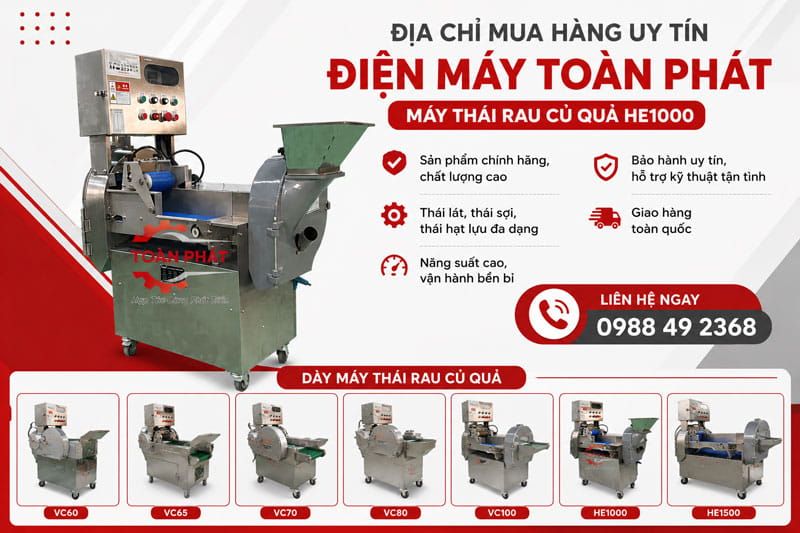 địa chỉ mua máy thái rau củ he1000