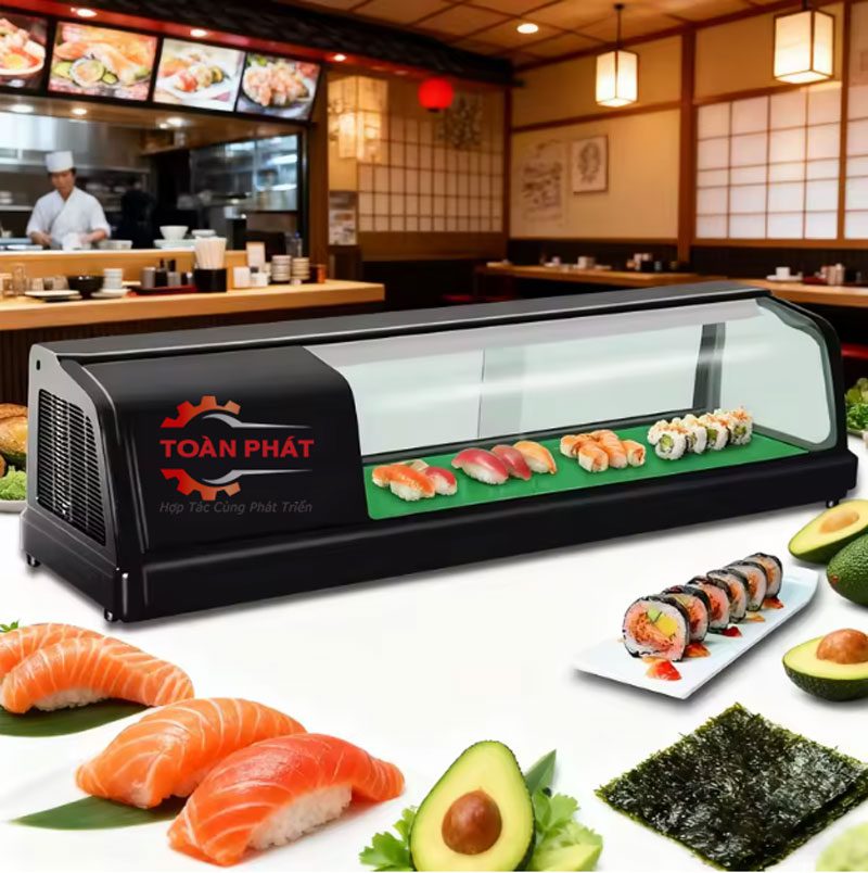Tủ trưng bày sushi 1,5m