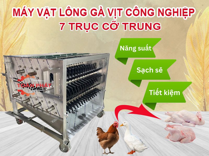 máy vặt lông gà vịt công nghiệp