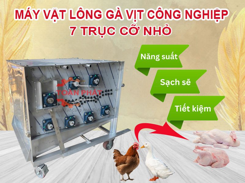 máy vặt lông gà vịt công nghiệp