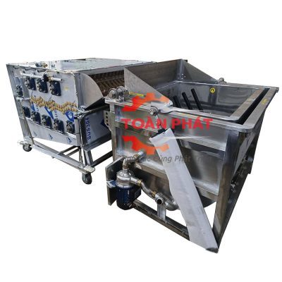 máy vặt lông vịt gà công nghiệp liên hoàn