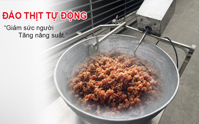 máy làm thịt chưng mắm tép tự động