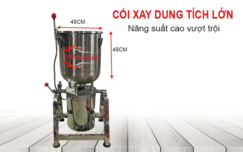 kích thước máy xay riềng xả