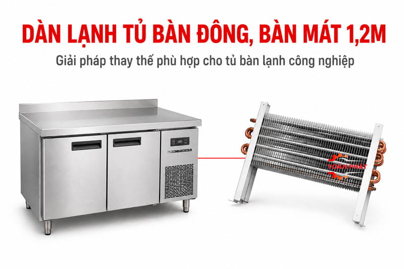 dàn lạnh tủ bàn đông