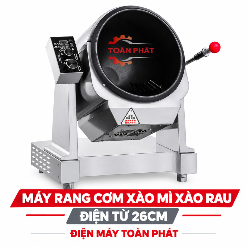 máy rang cơm xào rau điện từ